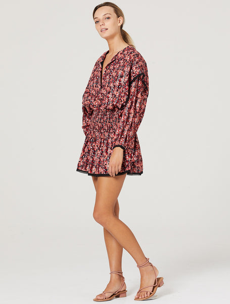 WITHOUT A BLUSH L/S MINI DRESS